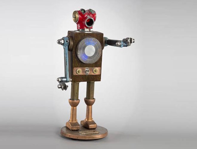 green design, eco design, sustainable design, Tal Avitzur, recycled robots, recycle art, eco art, salvage metal, scrap metal