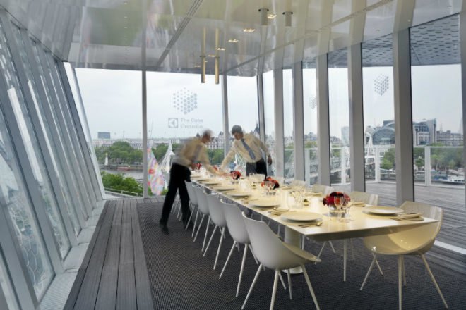 The Cube London, Park Associati, electrolux, london, olympics, mobile restaurant, prefab restaurant,