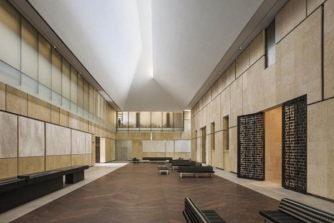Tod Williams & Billie Tsien, The Barnes Foundation, LEED certification, Pennsylvania, art collections, natural light, Architecture, Art, Botanical, green roof, green Interiors,