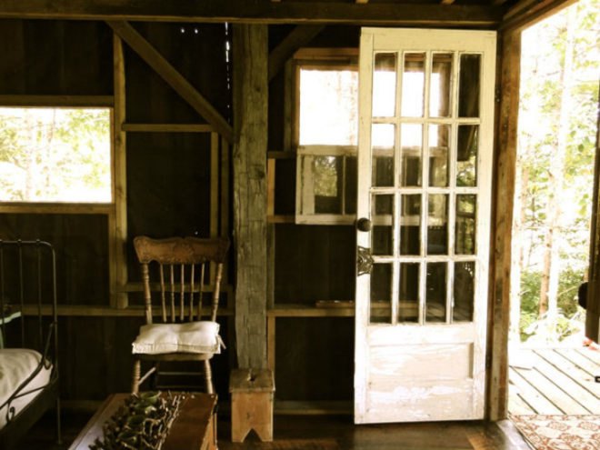 Treehouse, Lynne Knowlton, reclaimed materials, barn wood, recycled materials, upcycled materials, tree house