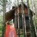 Treehouse, Lynne Knowlton, reclaimed materials, barn wood, recycled materials, upcycled materials, tree house