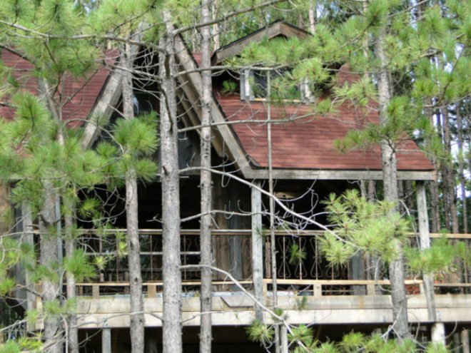 Treehouse, Lynne Knowlton, reclaimed materials, barn wood, recycled materials, upcycled materials, tree house