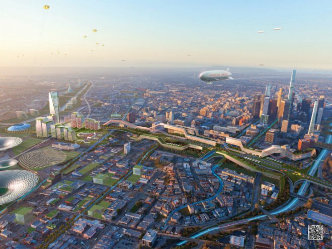 Grimshaw, Gruen, LA, Union Station, Union Station Master Plan, train station, high speed rail, green transportation