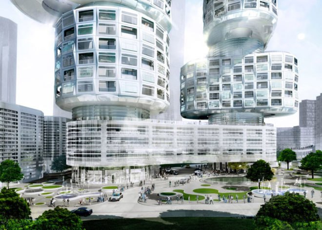 Velo Towers, Asymptote Architecture, Seoul, Yongsan Business District, South Korea