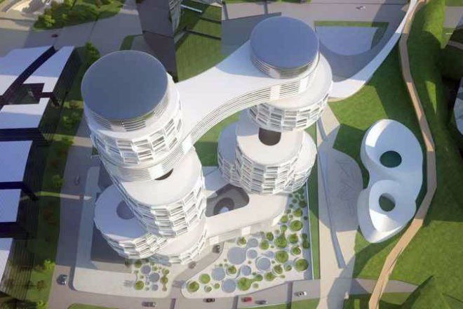 Velo Towers, Asymptote Architecture, Seoul, Yongsan Business District, South Korea