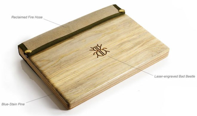 Bad Beetle, Dwell on Design, DOD, Sustainable Design, Beetle, Mountain Pine Beetle, Dead Forest, Recycled Case, Apple Accessories, Ipad Case, Macbook Air Case, iphone case, ipad, iphone, macbook, Inhabitat, Sustainable Design, Recycled Design