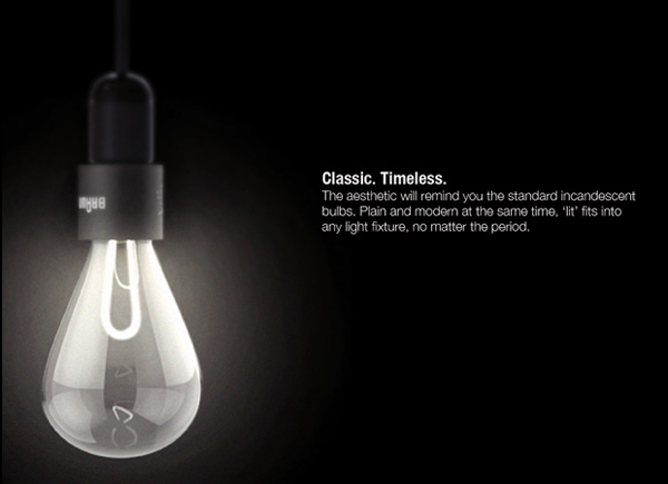 Lit concept, braun prize, LED bulb, Fiber Optic, hybrid technology, Ellie Ahovi
