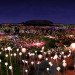 bruce munro, fields of light, ayers rock, uluru, australia green art, eco art, sustainable art, green lighting, led, led lighting, light emitting diodes, led flowers, sustainable design, green design