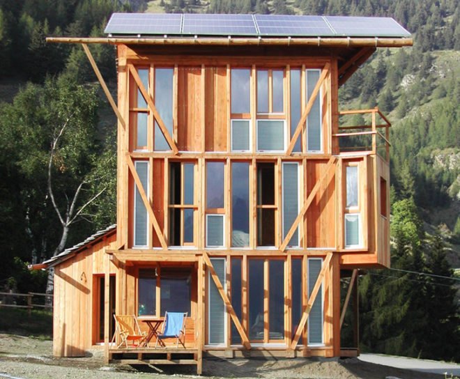 Casa Solare, Studio Albori, Vens, Italy, passive solar, solar, passive solar design, phase change panels