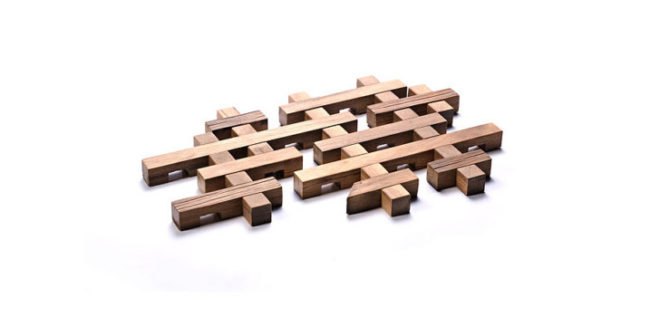 dfnqline, cony island boardwalk trivet, reclaimed wood, green interiors, green products, sustainable designs, recycled materials, green housewares, green kitchen, sustainable kitchen, reclaimed wood trivet