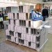 Freitag, v30 skid, Recycled Shelving System, dwell on design, dod 2012, green furniture, green products, sustainable furnishings, green design, sustainable design, dwell magazine, green design events, los angeles green design, prefab housing, green interiors, sustainable interiors, prefabricated building