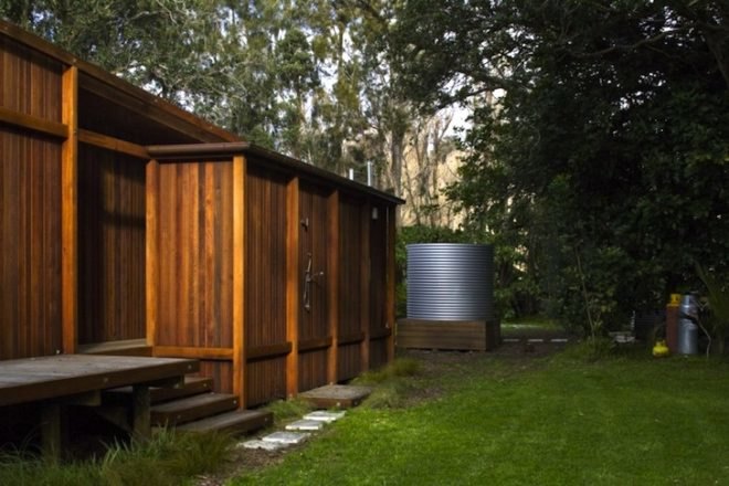 Crosson, Clarke and Carnachan, Great Barrier House, solar-powered, renewable energy, sustainable materials, green design, sustainable design, eco-design, water conservation, daylighting, New Zealand, Great Barrier Island, Low E Glass, timber,