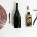 free green, diy herb garden, ben uyeda, recycled wine bottle herb garden, green design, sustainable design, green interiors, green gardening, urban gardening, container garden, sustainable interiors, recycled materials