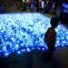 luzinterruptus, public installation, madrid intervention, recycled materials, reused containers, plaza de la cebada, public artwork, community art, sustainable art