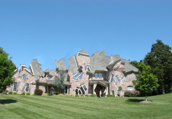 michael jantzen, deconstructing the houses, photo series, suburbia, photography, green design, sustainable design