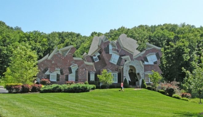 michael jantzen, deconstructing the houses, photo series, suburbia, photography, green design, sustainable design