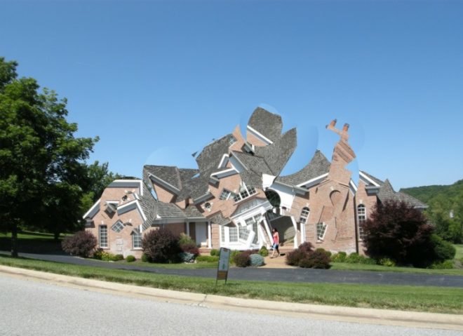 michael jantzen, deconstructing the houses, photo series, suburbia, photography, green design, sustainable design