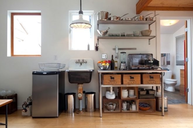 Mini House, Washington, Michelle de la Vega, green renovation, recycled materials, as built, plans, green design, eco-design, sustainable design, tiny living, daylighting, recycled materials, re-pursposed design,