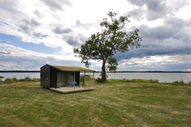 Jonas Wagell, Mini House, Prefab, prefabricated design, modular design, tiny home, green design, sustainable design, eco-design, solar power, clean tech, solar kit, flat packed