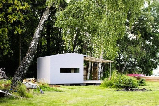 Jonas Wagell, Mini House, Prefab, prefabricated design, modular design, tiny home, green design, sustainable design, eco-design, solar power, clean tech, solar kit, flat packed