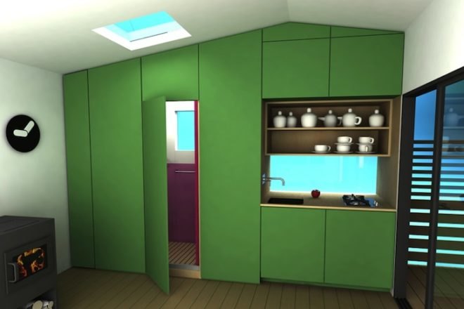 Jonas Wagell, Mini House, Prefab, prefabricated design, modular design, tiny home, green design, sustainable design, eco-design, solar power, clean tech, solar kit, flat packed