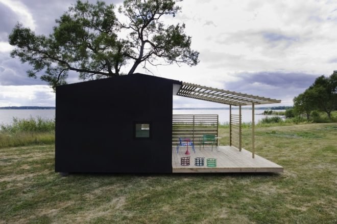 Jonas Wagell, Mini House, Prefab, prefabricated design, modular design, tiny home, green design, sustainable design, eco-design, solar power, clean tech, solar kit, flat packed