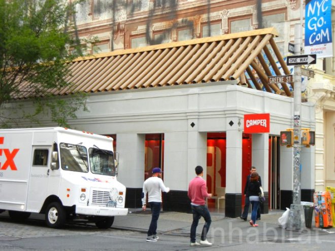 Camper, Shigeru Ban, Dean Maltz, Soho, paper, minimalism, green design, sustainable design, eco-design, Spanish shoemaker, retail, shopping, shigeru ban camper store, cardboard architecture, camper soho
