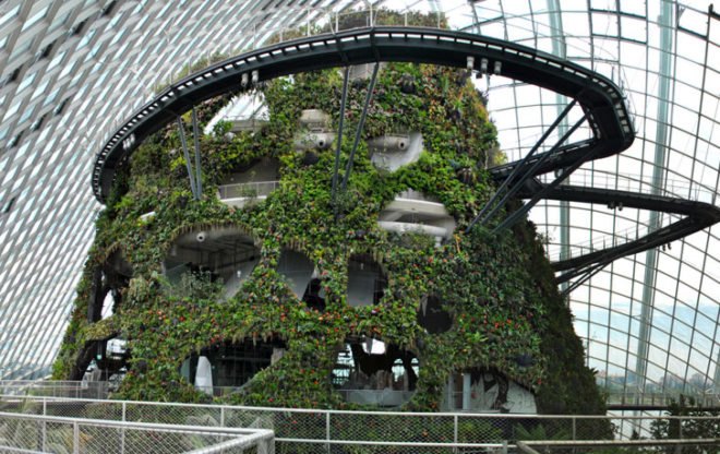 gardens by the bay, supertrees, singapore, grant associates, vertical gardening, solar technology, bay south garden, biofuels, photovoltaics, solar, sustainable architecture, green architecture,