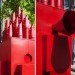 Aberrant Architecture, Tiny Traveling Theater, mobile theater, mini theater, Thomas Britton, coal scuttles, recycled materials, green design, sustainable design, eco-design, art, theater, natural light, skylights