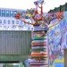 pirate technics, under the baobab, tree installation, tree art textile installation, colorful art, public art, southbank center, sustainable artwork, green art, London artwork