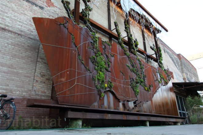 Watershed Wall, Toronto, Ferruccio Sardella, Evergreen Brick Works, Living Wall