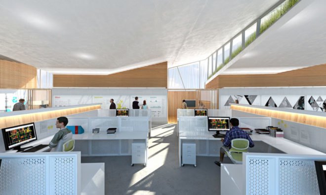skylab architecture, water treatment, water treatment plant, portland skylab, LEED Gold skylab, LEED Gold water treatment portland,