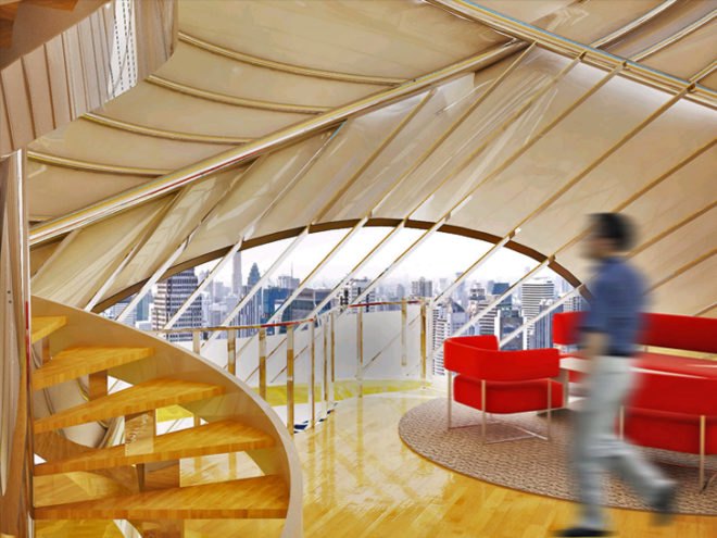 Achawin Laohavichairat, Montakan Manosong, and Peerapon Karunwiwat, parasitic structure, urban design, clean tech, waste water, zero energy, Thailand, bangkok, green design, sustainable design, eco design, waste water, recycled water, energy