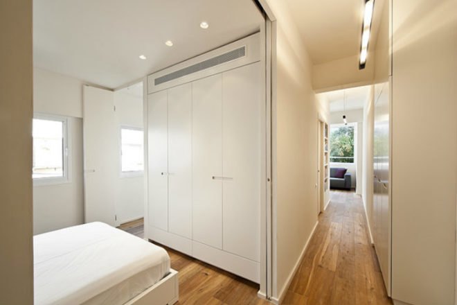 small space living, tiny apartment, SFARO, 40 sm apartment, tel aviv, micro apartment, green interiors
