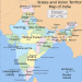 map, states, india, territories, nation