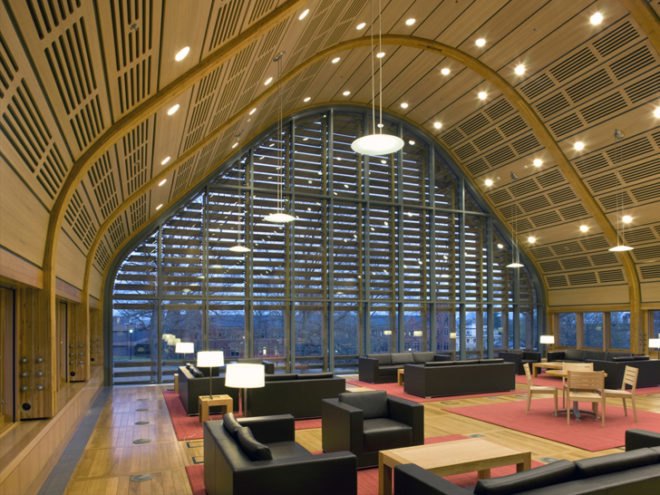 Kroon Hall, Yale University, Yale School of Forestry and Environmental Studies, Sustainable Building, Solar Power, Green Technology, Energy Efficiency, Hopkins, Arup, Centrebrook, Green Building