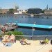 Arena Badeschiff, berlin, spree river, floating swimming pool, AMP Arquitectos, Wilk Salinas, Thomas Freiwald, Susanne Lorenz, Architecture, Water Issues, Landscape Architecture