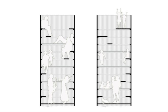 Bergen Safe House, wooden structure, temporary pavilion, fire proof, charred exterior, norway