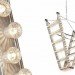 Bertjan Pot, Stairway to Heaven, recycled chandelier, DHPH, Design Academy Eindhoven, Frame-Moooi Award, safety-ladder, Art, Green Lighting, energy efficiency, Recycled Materials,