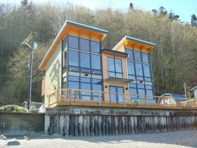 Camano Island FabCab, Camano Island, FabCab, prefab, prefab home, kit home, washington, green home