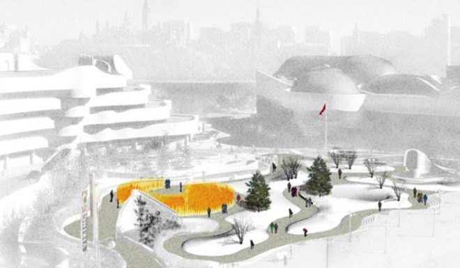 Canadian Museum of Civilizations Plaza, Claude Cormier Associes, landscape architecture, green renovation, prairie, urban landscape,