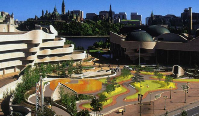 Canadian Museum of Civilizations Plaza, Claude Cormier Associes, landscape architecture, green renovation, prairie, urban landscape,