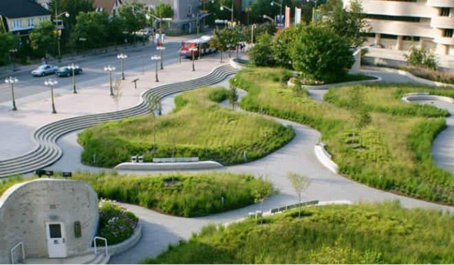 Canadian Museum of Civilizations Plaza, Claude Cormier Associes, landscape architecture, green renovation, prairie, urban landscape,