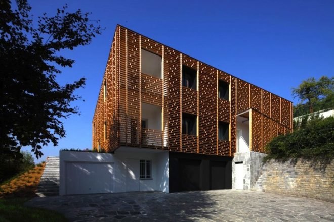 Marco Castelletti, Casa Ristrutturata, Architecture, renovation, sustainable renovation, green renovation, Italy, countryside, green design, sustainable design, eco-design, larch, recyclable materials, renewable materials