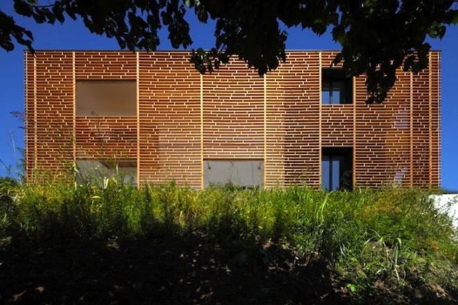 Marco Castelletti, Casa Ristrutturata, Architecture, renovation, sustainable renovation, green renovation, Italy, countryside, green design, sustainable design, eco-design, larch, recyclable materials, renewable materials