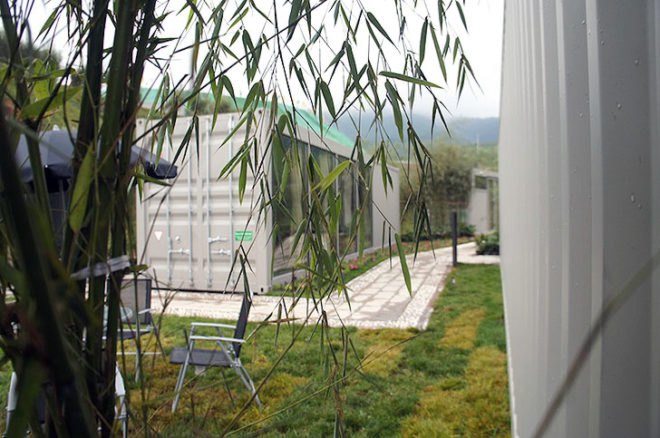 green design, eco design, sustainable design, Fukishima, Tonghe Shanzi Landscape Design, Changski, Xiang Xiang Pray House, shipping container hotel