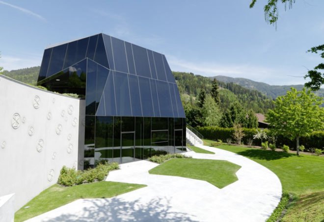 Austrian retreat center, MHM architects, Iselsberg Conference center, Glass facade, daylighting