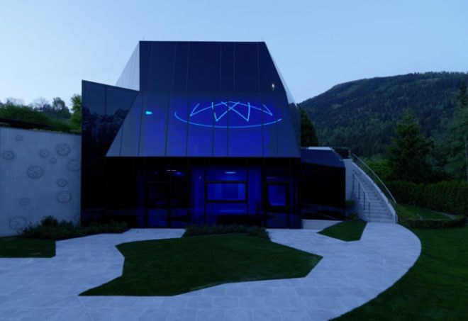 Austrian retreat center, MHM architects, Iselsberg Conference center, Glass facade, daylighting