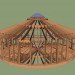 engineering points for a round building, steel ring, perimeter cables, radial ring, building round