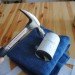 DIY, summer, craft, recycled, tin can, lantern, punched, votive, how-to